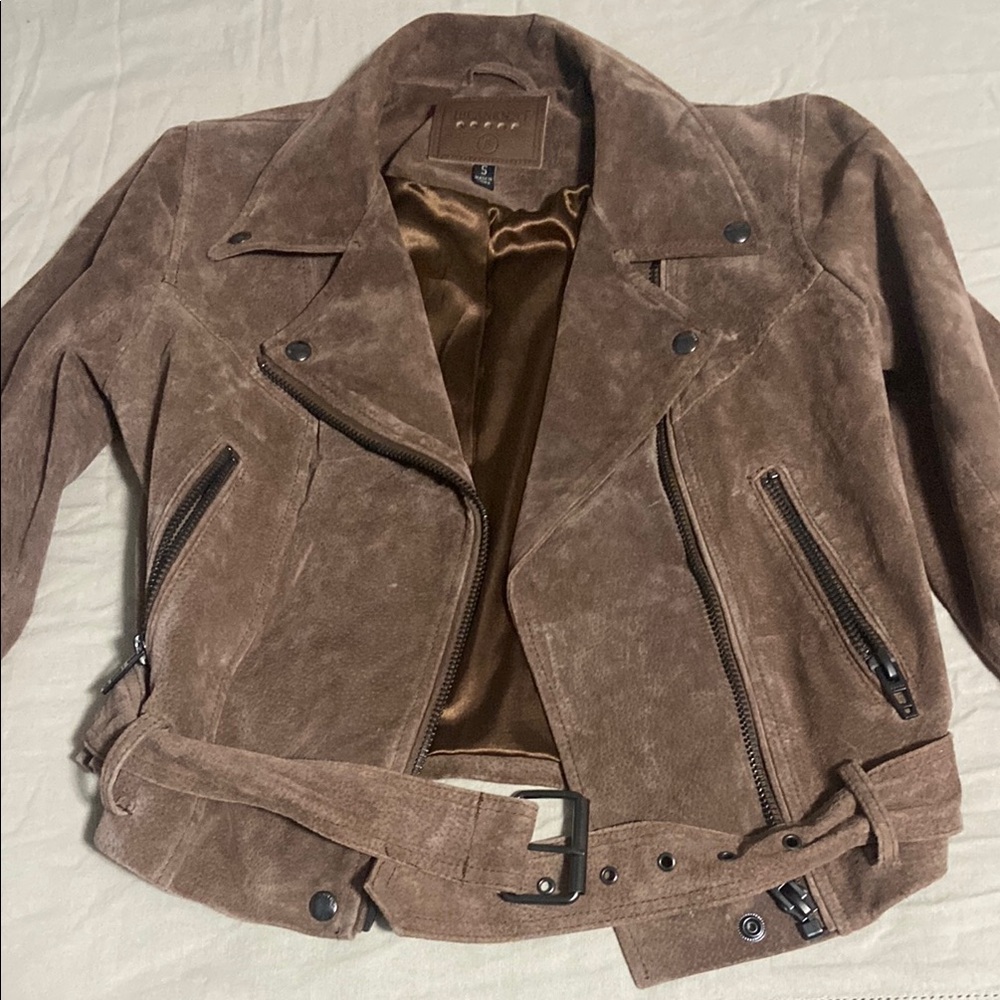 Blank NYC Brown Leather Jacket